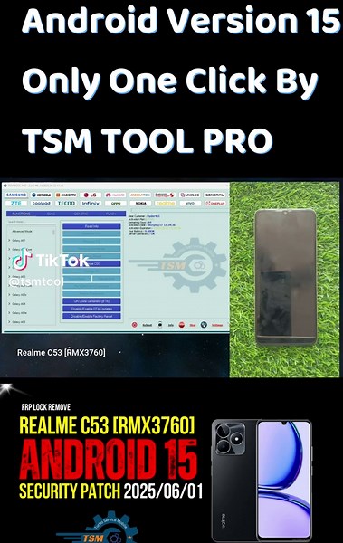 Cómo Remover FRP del Realme C53 con TSM TOOL PRO