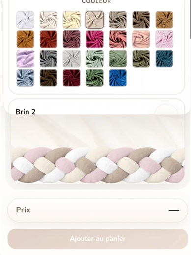 ✨ Votre tresse de lit fabriquée en France, à vos couleurs ! - Choisissez vous même les tissus et les couleurs, visualisez en temps réel le rendu, pour avoir VOTRE tour de lit tressé 100% fabriqué en France, avec des matériaux de qualité et certifiés Oeko-Tex Et je reste comme toujours dispo par message pour vous aider, avant mais aussi après votre commande ❤️ 🔗 Rdv sur lestressesasissou.com #tressedelit #boutiqueenligne #madeinfrance #chambredenfant #montessori
