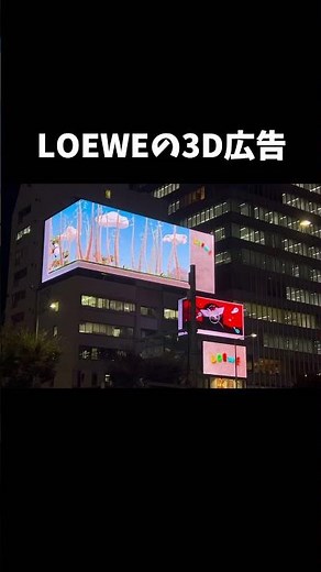 LOEWEの3D広告