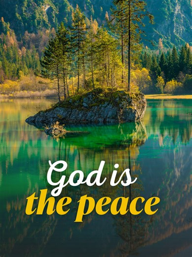 God is synonymous with peace. May we follow His example by being peacemakers and caring for one another on the planet He created for us. 👉 Share this with someone who needs a reminder of the peace that comes from God. 🌍✨