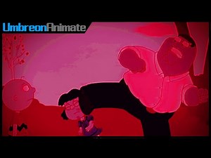 Peter beats up Lucy, but it's vocoded to Soft Fuzzy Man
