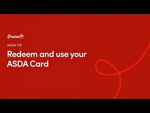 ASDA gift card | How to redeem and use