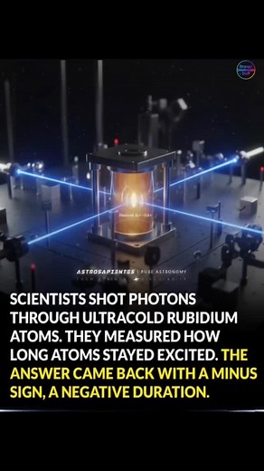 “Wait… How Is This Even Possible?” Scientists fired photons through ultracold rubidium atoms to measure how long the atoms stayed excited… But the result shocked everyone. The atoms didn’t just give a weird number — they gave a negative duration. Yes, you read that right… TIME went backward in the data. This experiment is challenging everything we thought we knew about quantum physics, time, and reality itself. If this is real… our understanding of the universe might be completely wrong. Would y