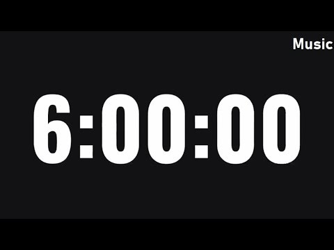 6-Hour Countdown Timer – Relaxing Music | Focus & Study Timer