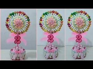 Lollipop and Marshmallow Flower Centerpiece 😍 Like, Follow and Share DIY IDEAS Subscribe to my YouTube Channel 👉 Jane's Art Hub for more DIY birthday ideas Channel Link 👇👇 https://www.youtube.com/channel/UCD4wyfFC1P3xQK3FPMTEWmA You can also find this video on YouTube 👉https://youtu.be/AeF_li1dLPs | DIY IDEAS