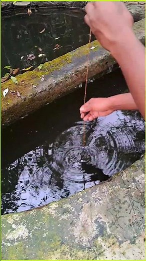 Magnet Fishing Experiment 🧲 | Powerful Magnet Test in Well | Homemade Science Invention #shorts