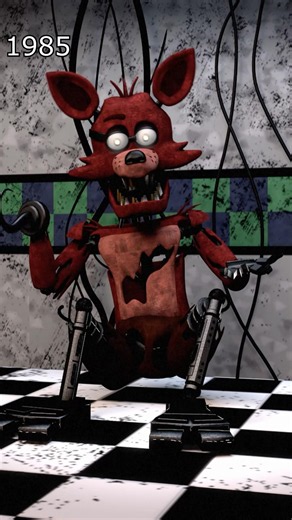 FNaF Foxy 67 over the years