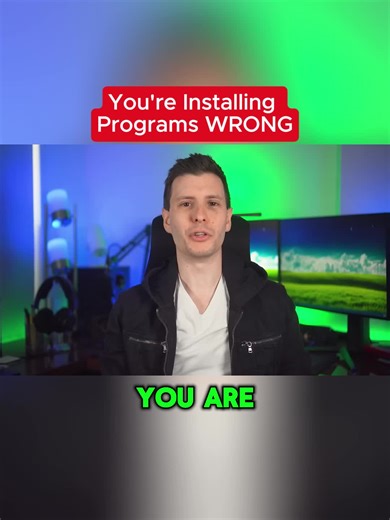 You're Installing Programs WRONG #technology #tipstech #thiojoe #software #programs