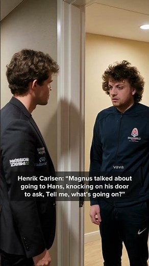 Magnus wanted to confront Hans right after the infamous loss