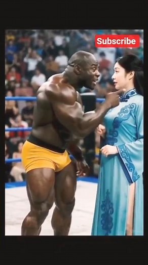 An amazing performance of a beautiful girl #fight #boxing #wrestling #wwe #kungfu #ai