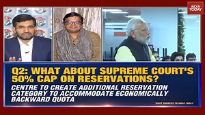 9.4K views · 51 reactions | Congress Spokesperson Adil Singh Boparai questions the timing and legality of government's decision to give 10% reservation to the economically weaker section of the general category. #TheBurningQuestion Watch the full show at https://bit.ly/2QsAsK5 | India Today | Facebook