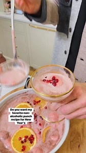 This easy-to-make nonalcoholic punch is a delicious New Year’s Eve recipe that can serve both kids and adults. As the sherbet melts, it becomes a creamy, luscious punch that’s super festive! Recipe in the comments! | Wyse Guide