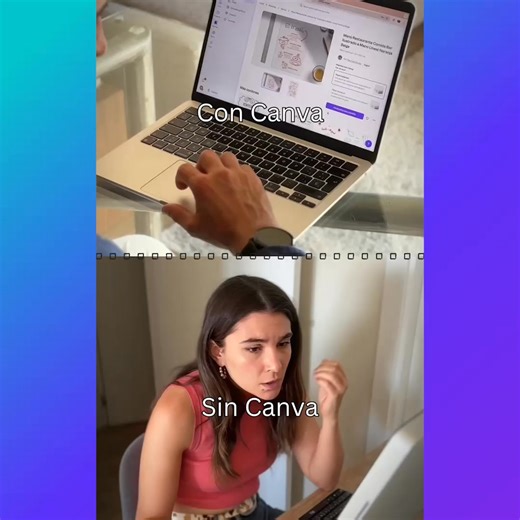 Canva hace que diseñar sea fácil y rápido. Dedica menos tiempo a frustrarte y más a disfrutar tu vida. | Canva