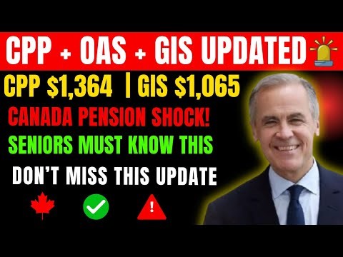 Canada Pension Boost September 2025 CPP $1,364, OAS $713 & GIS $1,065 – Seniors Must Know This!