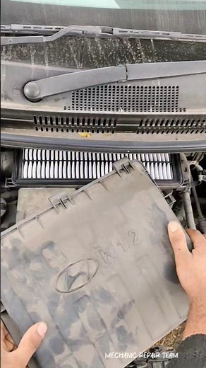 How To Clean an Engine Air Filter (DIY)😊👍 #shorts
