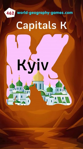 Relax and learn the capital cities of the world in alphabetical order #kyiv #alphabetseries #alphabetical #alphabet #capitalcities #learngeography