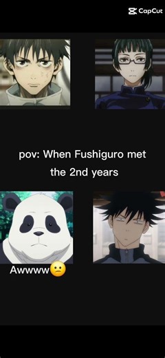 When Fushiguro met the 2nd years #jjk #goviral