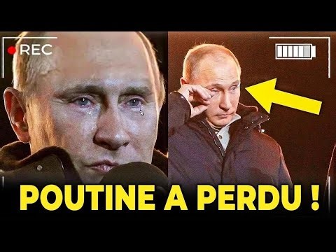 Poutine appelle à l’aide en direct à la télé, ses mensonges dévoilés au grand jour