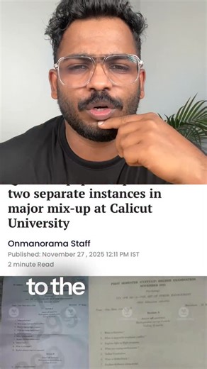 Ambras KT on Instagram: "University Exam Controversy: Students Caught in Administrative Chaos We discuss a controversial situation where a university psychology exam was repeated after using the same question paper from the previous year, causing significant stress and frustration for students who had already prepared extensively. #UniversityExam #StudentRights #ExamControversy #HigherEducation #AcademicIssues"