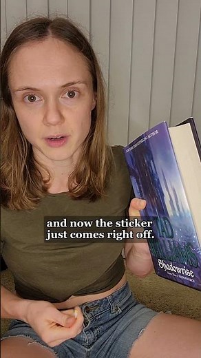 How to remove stickers from your books!