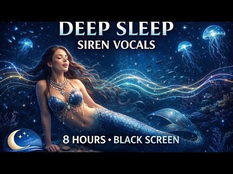 Hypnotic Siren Vocals 🌊 Haunting Female Choir for Deep Sleep & Dark Ocean Ambience (8 Hours)