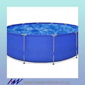 [Hot Item] factory wholesale flexible and foldable pvc tarpaulin fish farming tank