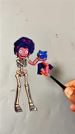 lily lovebraids poppy playtime puzzle challenge | Diy paper craft game