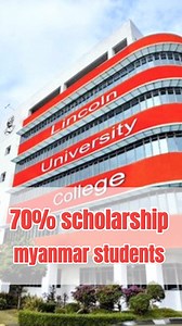 24K views · 90 reactions | All Myanmar students can get up to 70% scholarship at Lincoln University! Get personalized advice from our Study in Malaysia experts - Book your free consultation today! Hurry, exclusive scholarships are available for only (10) students. Book your spot now!❗ Call us for more info!  09 7950 88888, 09 790 79 8888 Office:  No (10), 3rd Floor Junction Square Shop House, Kamayut Township, Yangon. | Study In Malaysia | Facebook
