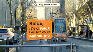 🚋 Spot SolaX in Melbourne! Our new tram wrap is out on the tracks — and it's more than just a ride, it's a step towards smarter energy. 📸 Spotted SolaX on the street? Snap a photo and share it on social media — and don't forget to tag SolaX Power Australia . We'd love to see Melbourne through your eyes! With Australia's new Home Battery Rebate now live, there's no better time to power your home with SolaX — because when it comes to clean energy, you can always RelaX… it's a SolaX. ✨ #SolaXPowe