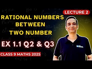 Find Rational Numbers Between Any Two Numbers in Seconds | Number System Class 9 NCERT