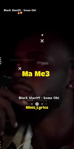#CapCut Black Sherif New Song Is Already Viral /* #CapCut #music #viral #video #fyp #toryoupage #ghana #lyric #afrovibes 1 4 18 3 less