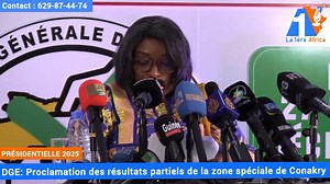 167K views · 5.4K reactions | ️ Présidentielle 2025 : la DGE proclame les résultats partiels dans la zone de Conakry | La 1ère Africa | Facebook