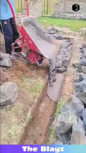 Workers Move Fresh Concrete by Trolley | Manual Construction Work