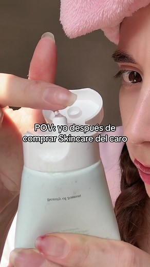 ni modo de desperdiciar 😞 hay que ahorrar #skincare #tips #protectorsolar #girls #humor