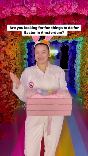 5.9K views · 11 reactions | Are you looking for fun things to do in Amsterdam during the Easter Holiday? 凌✨Our favorite bunny has hidden special surprises all around the Experience: will you be the one to find them?  Bring your friends and join our Easter Egg Hunt and win amazing prizes ✨ Get your tickets now: https://bit.ly/wondramsterdam | WONDR Experience Amsterdam | Facebook