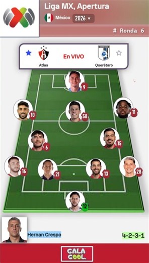 ATLAS VS QUERÉTARO EN VIVO 🔴 | LIGA MX | TORNEO APERTURA | JORNADA 6 #AtlasVsQueretaro