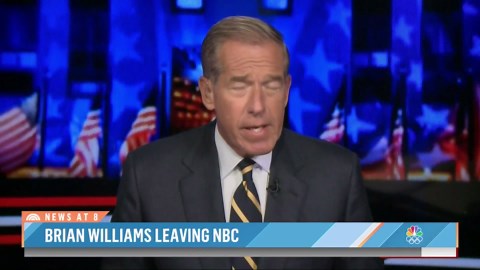 Longtime anchor Brian Williams leaving NBC after 28 years
