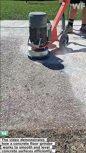 Concrete Floor Grinding Machine | Surface Leveling and Smoothing Process