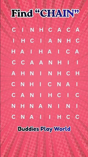 Word Game Challenge Find CHAIN