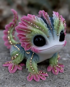 605K views · 30K reactions | Cute creature animation 殺 #synthography #animationart #animallover #fantasy #cute #fantasyart #catvideos #frog #lizard #hybrid | Ashleigh Adkins | Facebook