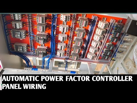 automatic power factor correction panel control wiring