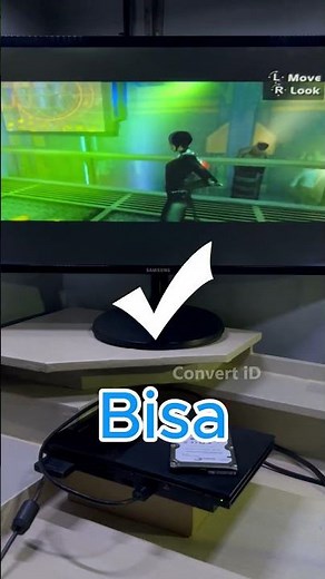 Testing the Aeon Flux game on an external hard drive #playstation #games