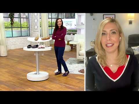 Clarks Women's Faux Fur Moccasin Slippers on QVC