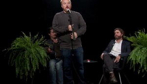 Brad Pitt, Louis C.K., and Zach Galifianakis on a most awesome episode of Between Two Ferns