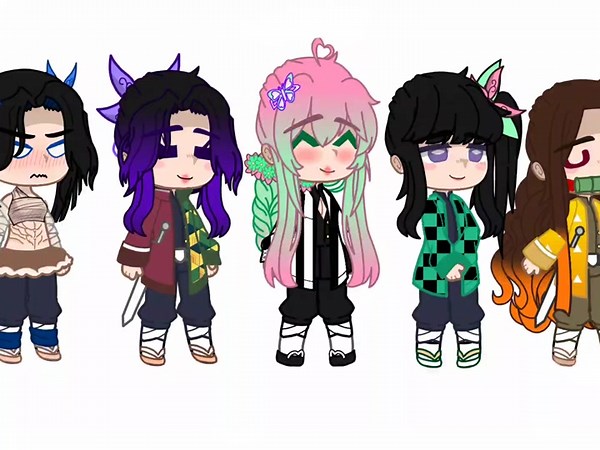 Aoi e Inosuke: Batidas e Edições em Gacha Life