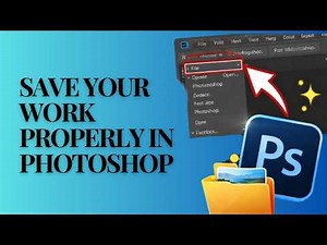 How to Open and Save File in Adobe photoshop