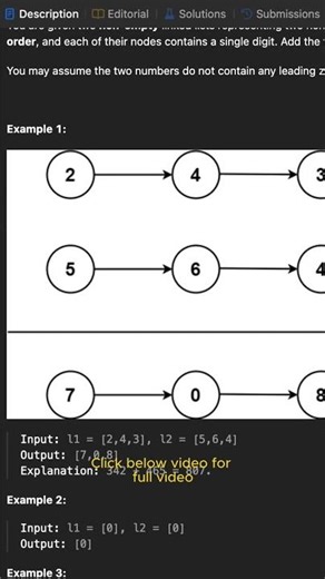 Click the below video for step by step easy approach #shorts #leetcode