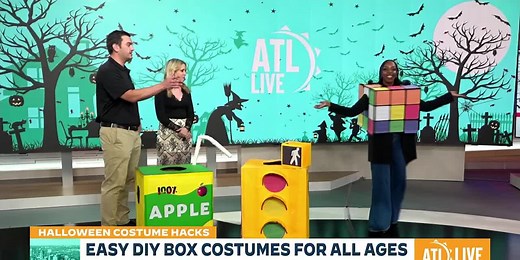 Easy DIY Box Costumes For All Ages with Two Men and a Truck