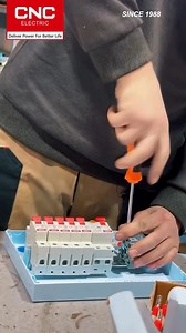 13K views · 105 reactions | How to Install a Residential Distribution Box with YCB7LE-63Y RCBO and YCB6-63H MCB. #cncelectric #electricalinstallation #distributionbox #RCBO #MCB #electrician #electricalengineering | CNC Electric | Facebook