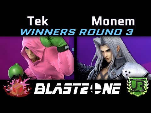 Tek (Little Mac) vs Monem (Sephiroth) Blast Zone 112 WINNERS ROUND 3